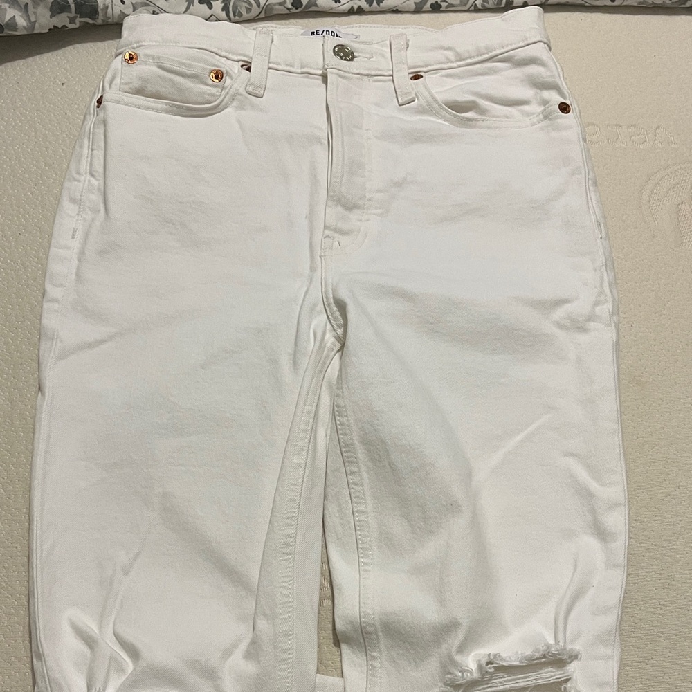 Re/Done Women's High Rise Jeans - Picture 6 of 8